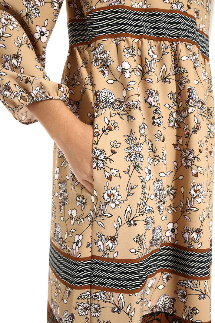Printed cady dress Intrend Printed cady dress Intrend