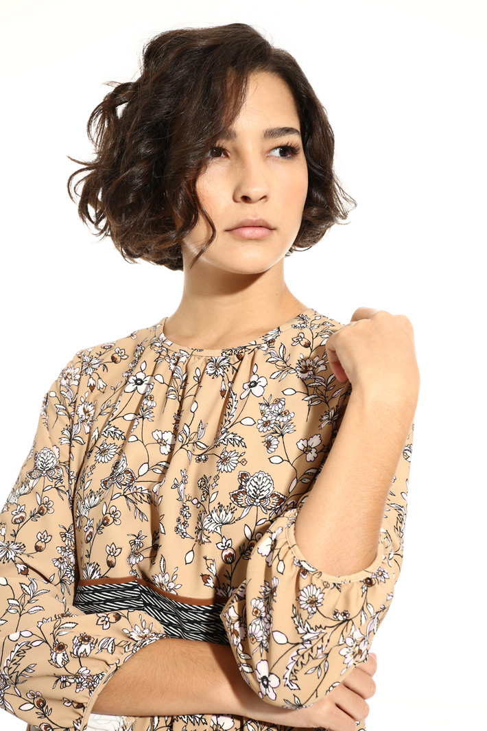 Printed cady dress Intrend Printed cady dress Intrend