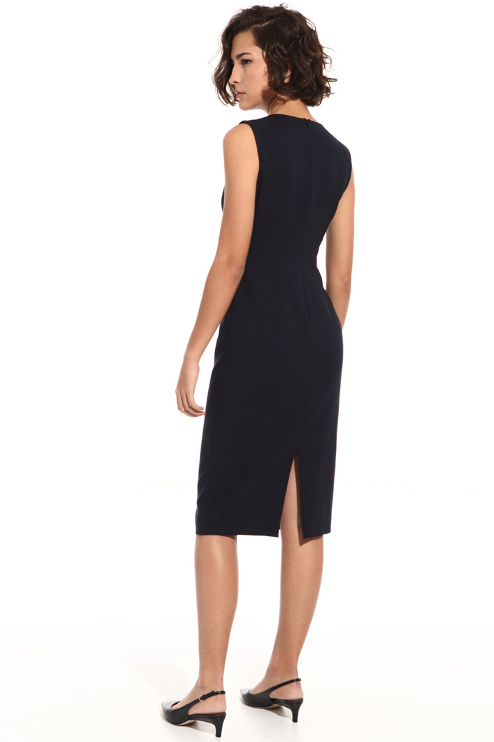 Sleeveless dress in pure wool Intrend Sleeveless dress in pure wool Intrend