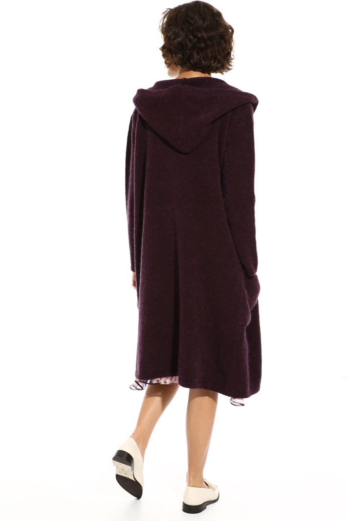 Wrap coat in mohair Intrend Wrap coat in mohair Intrend