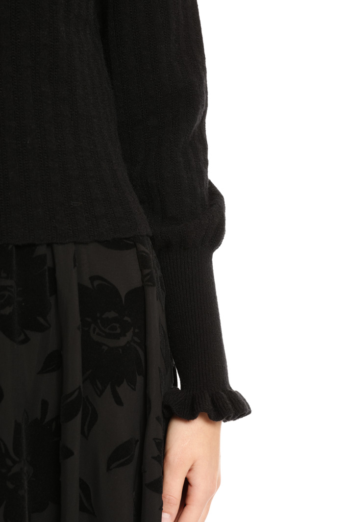 Flock print tulle dress Intrend Flock print tulle dress Intrend
