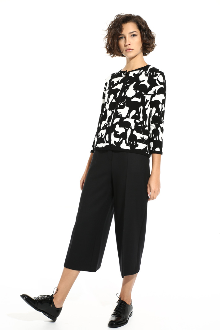 Printed viscose cardigan Intrend Printed viscose cardigan Intrend