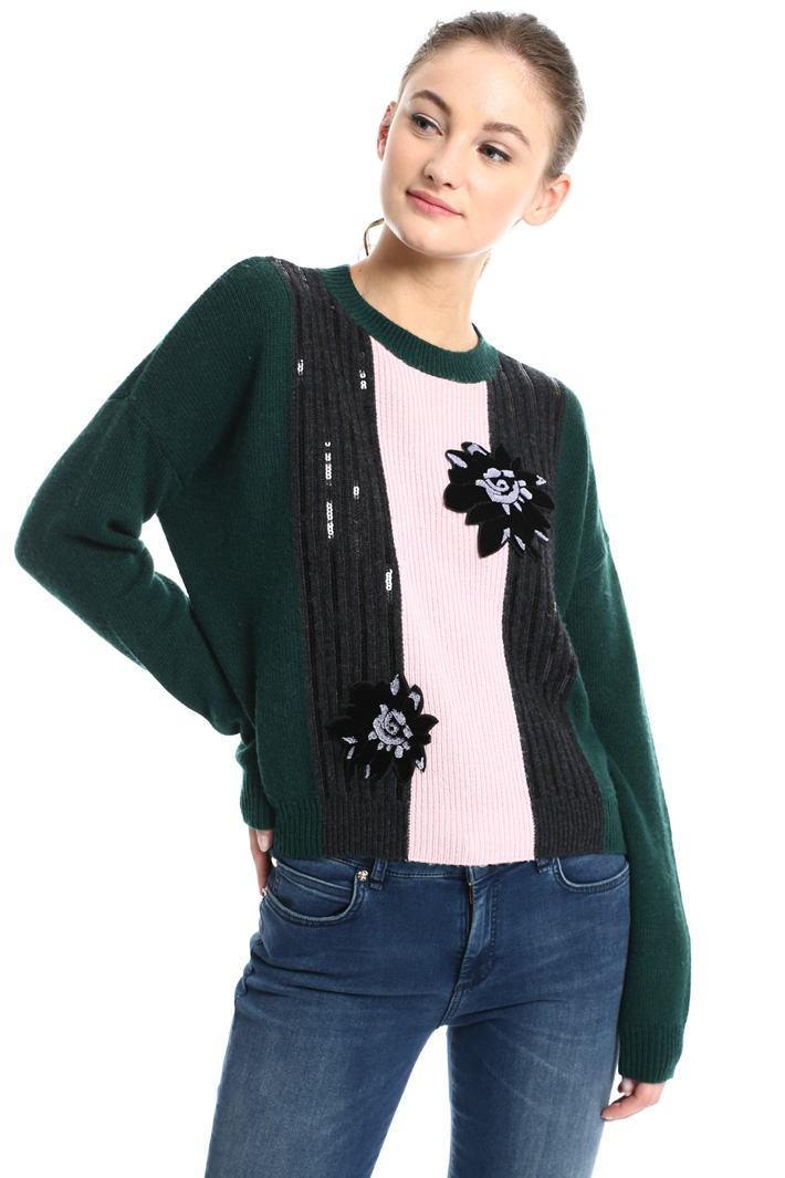 Viscose and wool sweater Intrend Viscose and wool sweater Intrend