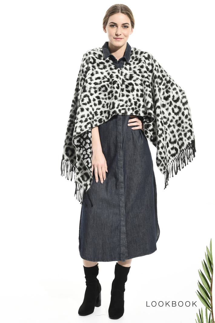 Fringed cape Intrend Fringed cape Intrend