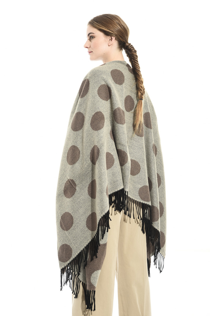 Patterned poncho Intrend Patterned poncho Intrend