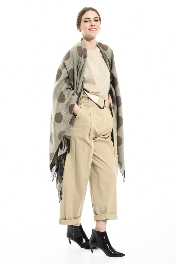 Patterned poncho Intrend Patterned poncho Intrend