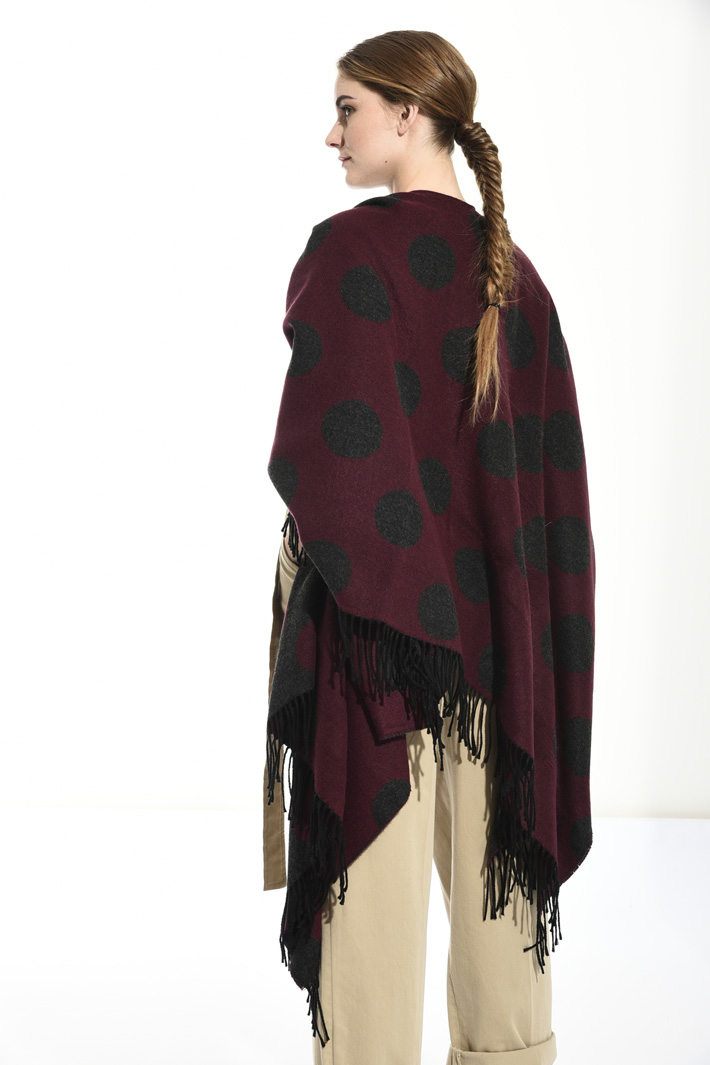 Patterned poncho Intrend Patterned poncho Intrend