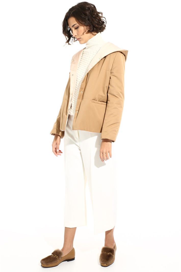 Hooded puffer jacket Intrend Hooded puffer jacket Intrend