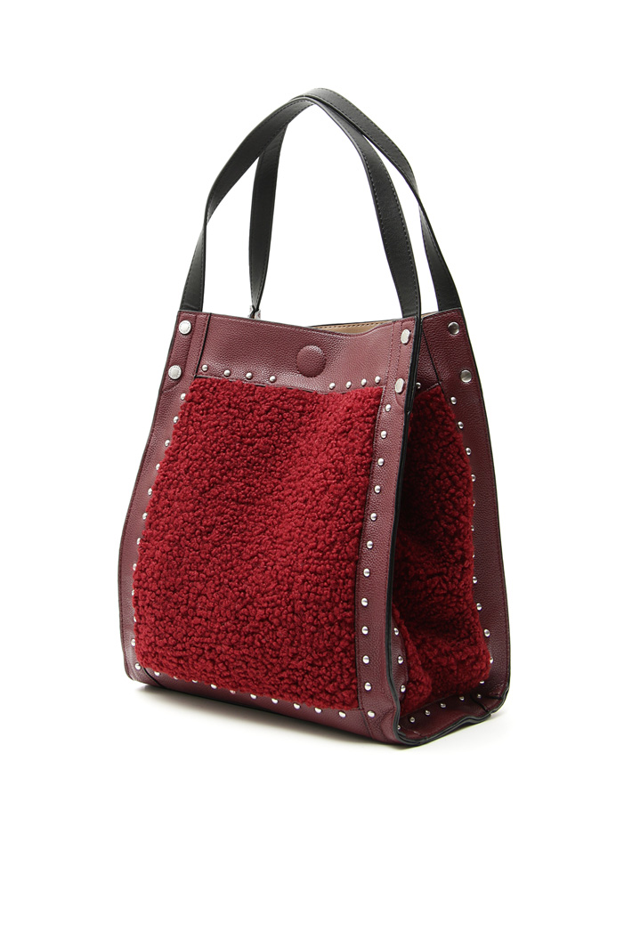 Shearling-effect shopper bag Intrend Shearling-effect shopper bag Intrend