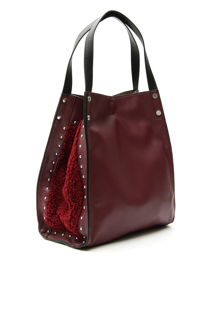 Shearling-effect shopper bag Intrend Shearling-effect shopper bag Intrend