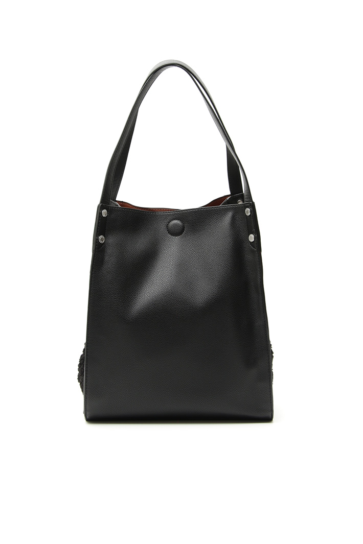 Shearling-effect shopper bag Intrend Shearling-effect shopper bag Intrend