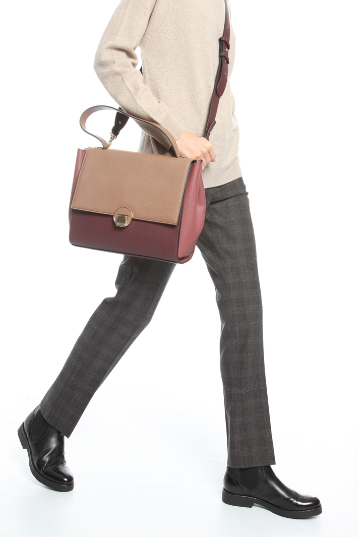 Bag with removable flap Intrend Bag with removable flap Intrend