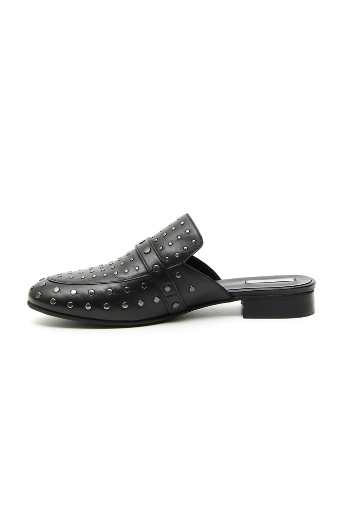 Studded leather sabot Intrend Studded leather sabot Intrend