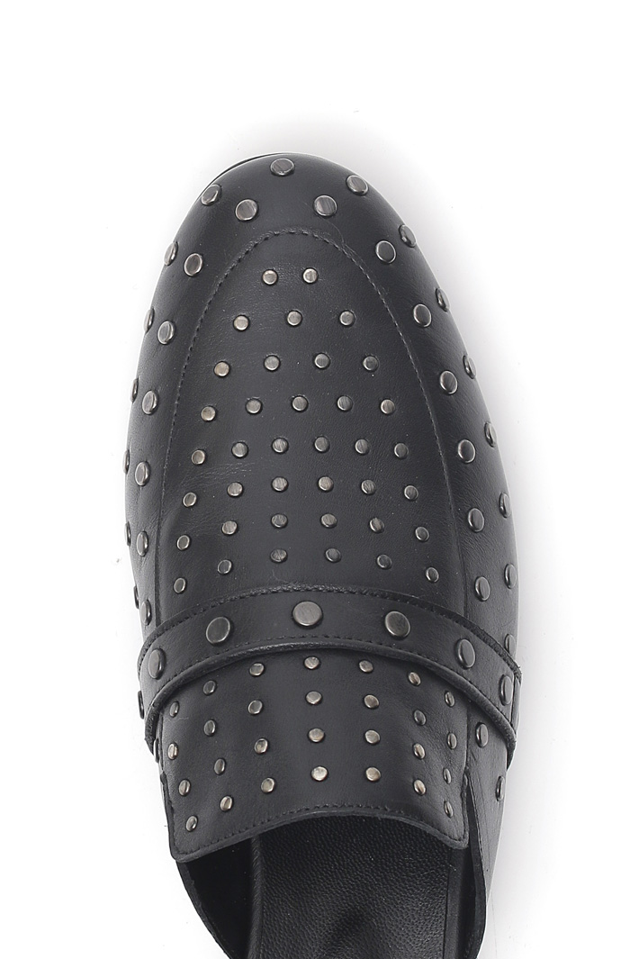 Studded leather sabot Intrend Studded leather sabot Intrend