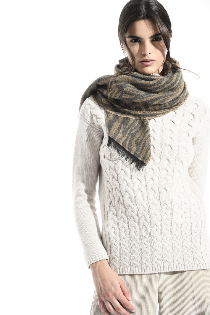 Soft jacquard scarf Intrend Soft jacquard scarf Intrend