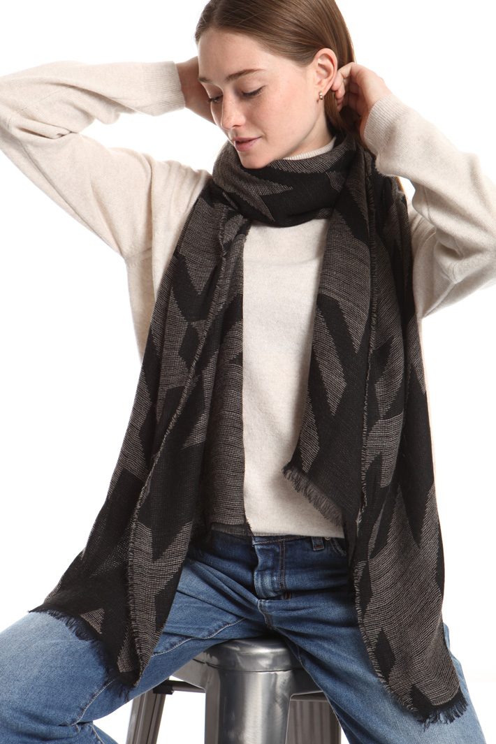 Soft jacquard scarf Intrend Soft jacquard scarf Intrend