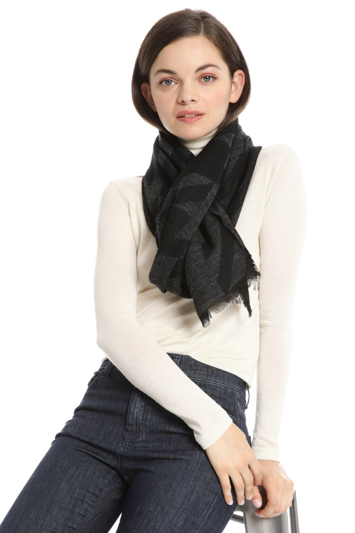 Soft jacquard scarf Intrend Soft jacquard scarf Intrend