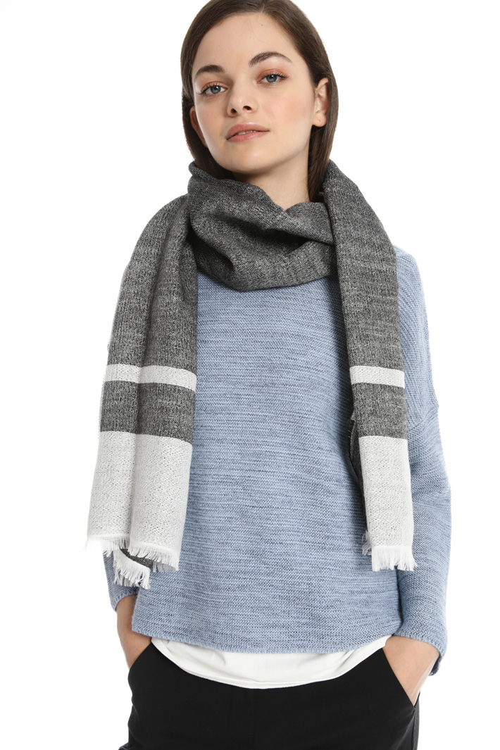 Wool blend scarf Intrend Wool blend scarf Intrend