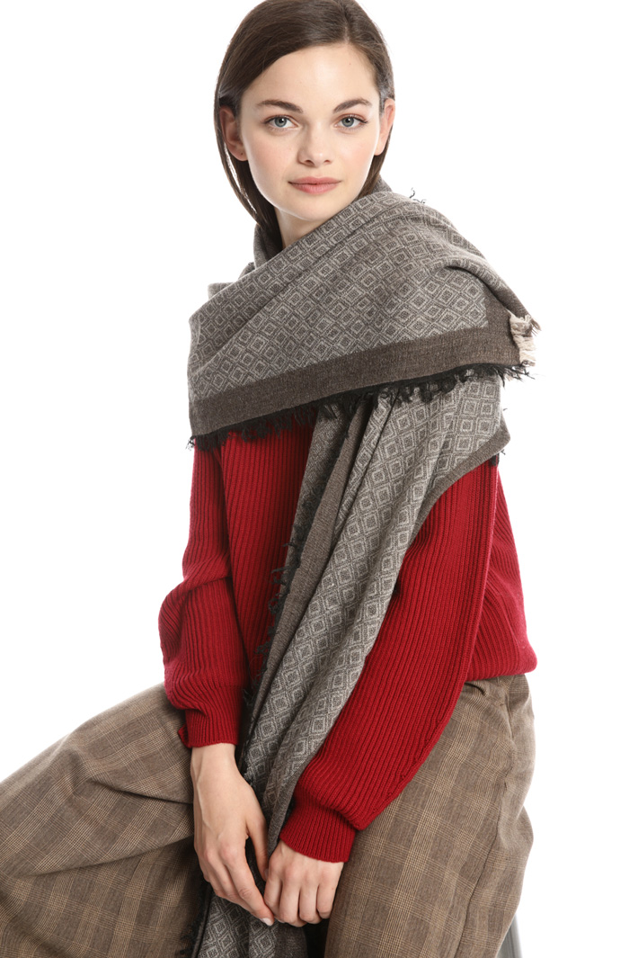 Fringed scarf Intrend Fringed scarf Intrend
