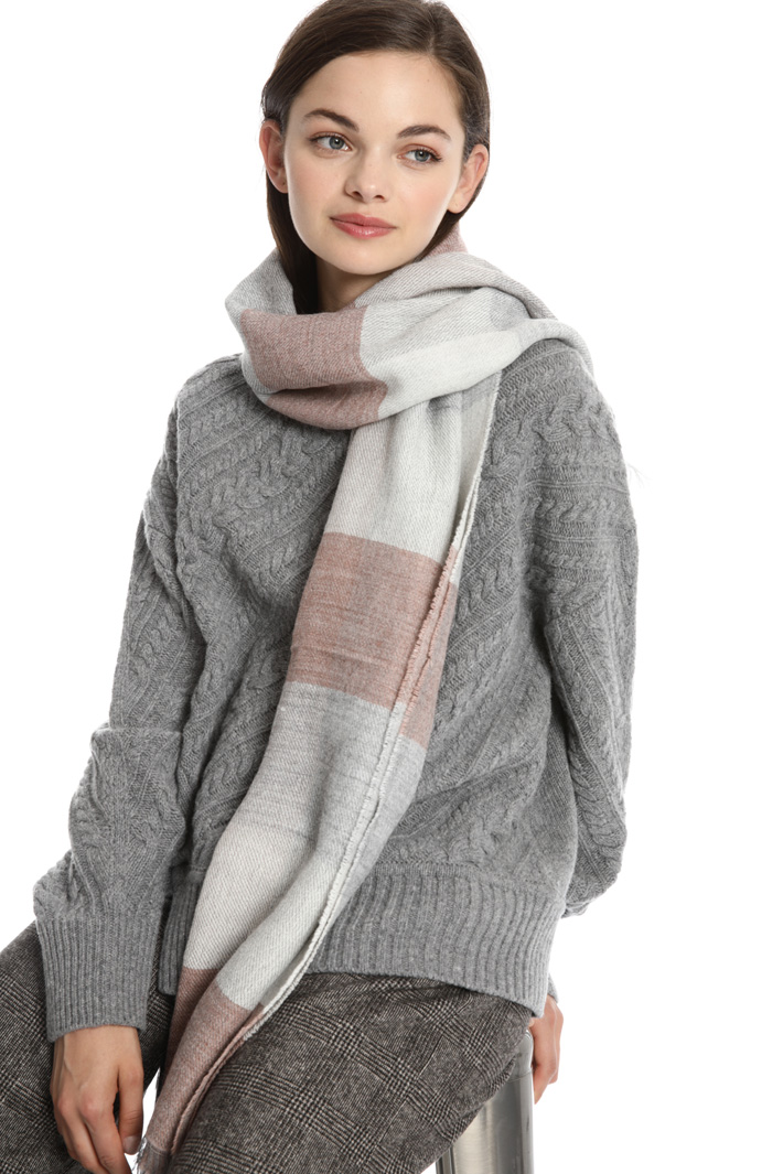 Soft wool and alpaca scarf Intrend Soft wool and alpaca scarf Intrend