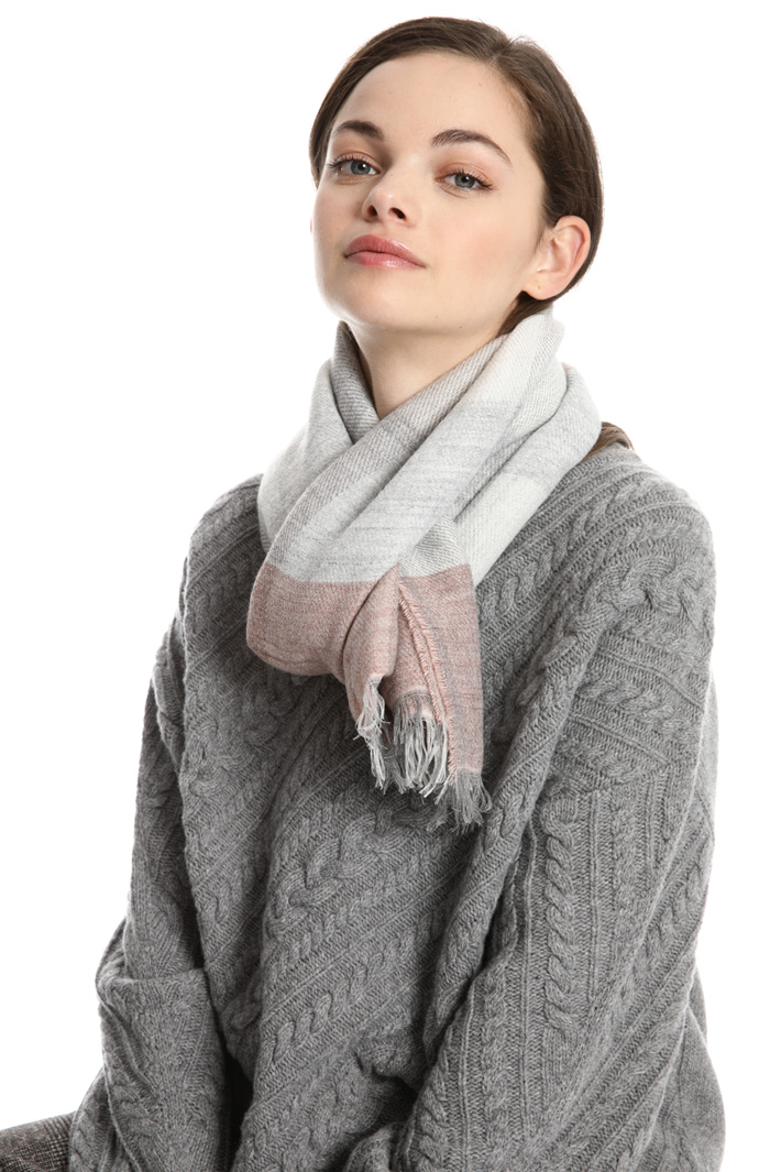 Soft wool and alpaca scarf Intrend Soft wool and alpaca scarf Intrend
