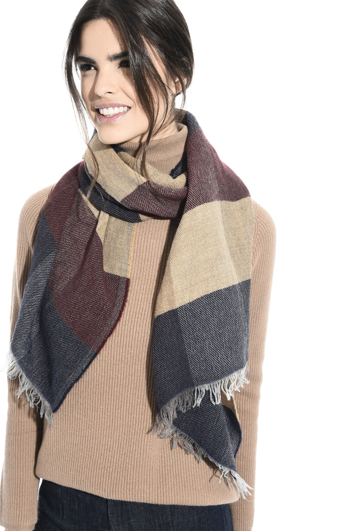 Soft wool and alpaca scarf Intrend Soft wool and alpaca scarf Intrend