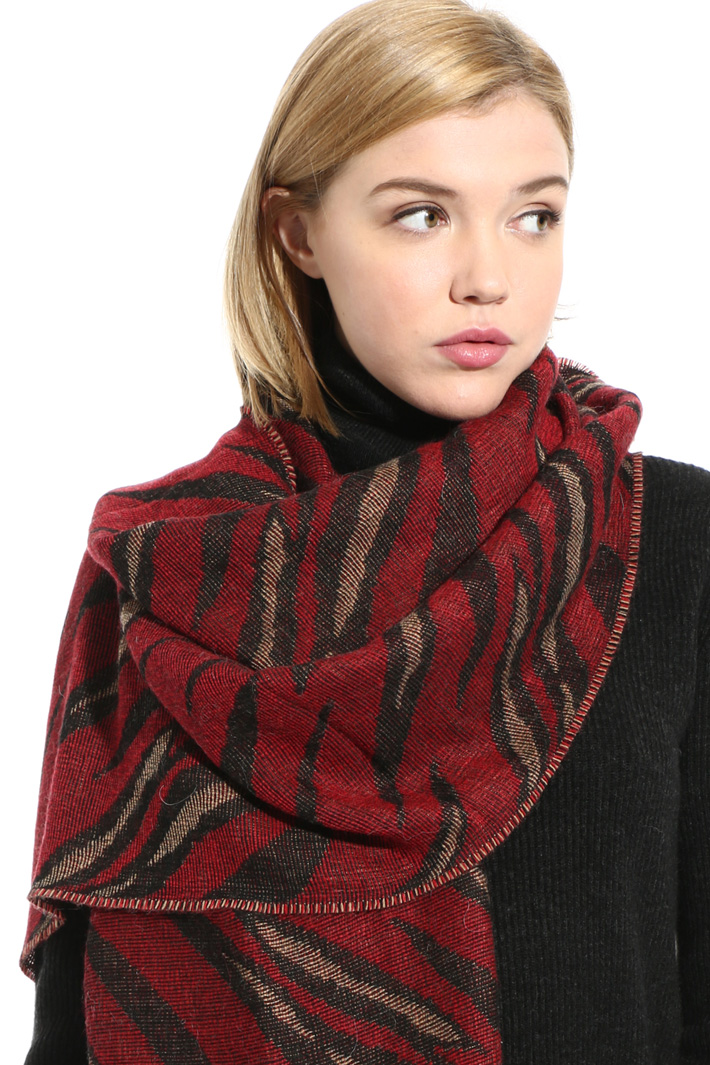 Wool blend scarf Intrend Wool blend scarf Intrend