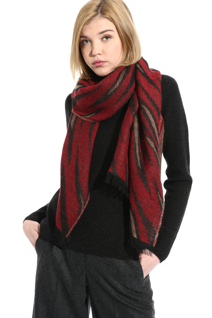 Wool blend scarf Intrend Wool blend scarf Intrend