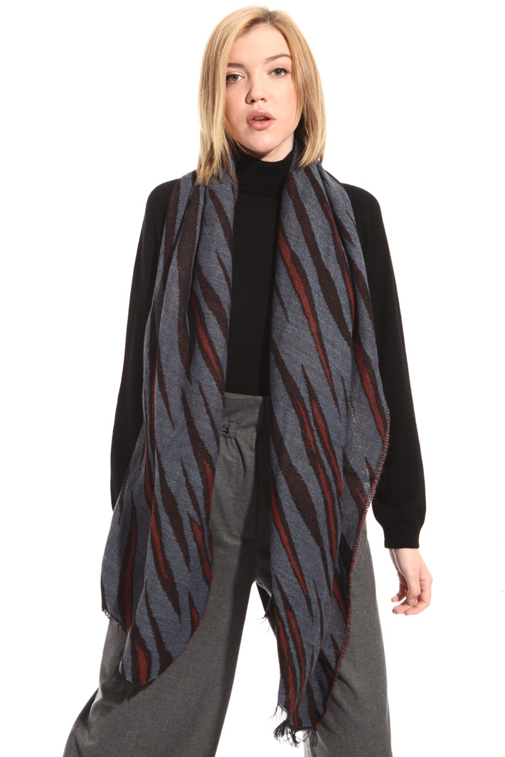 Wool blend scarf Intrend Wool blend scarf Intrend