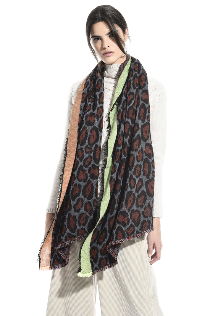 Wool blend scarf Intrend Wool blend scarf Intrend