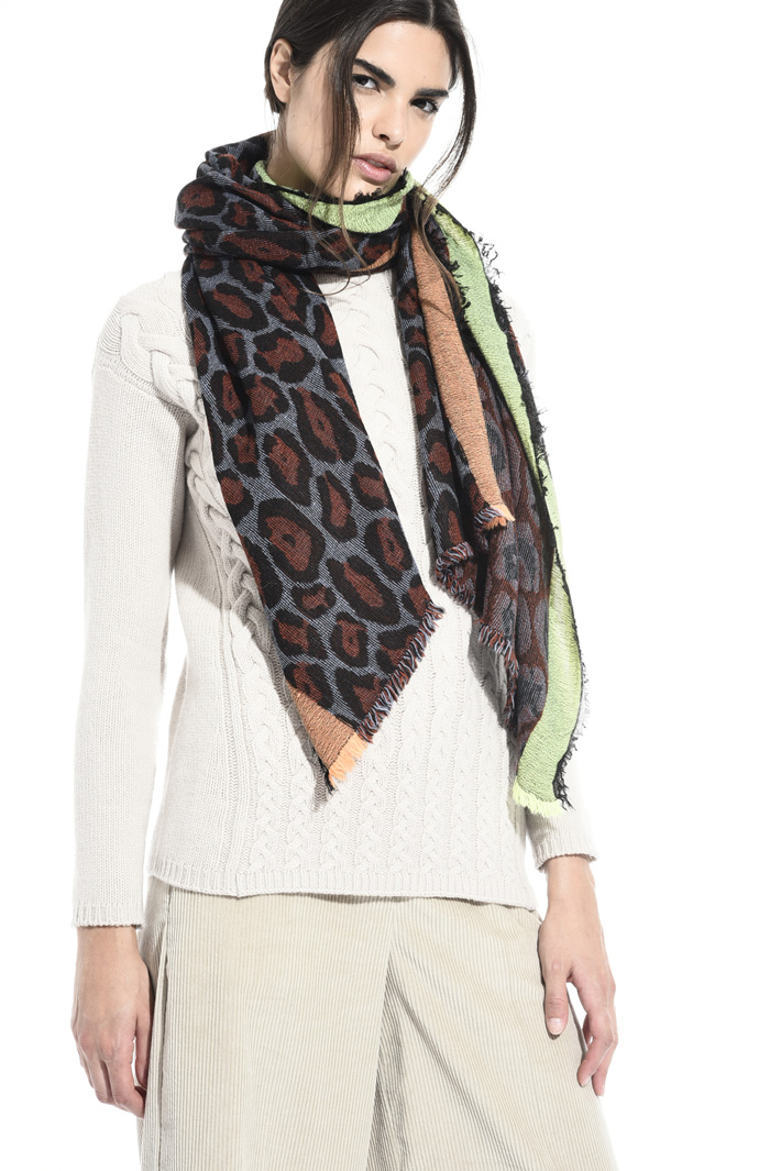 Wool blend scarf Intrend Wool blend scarf Intrend