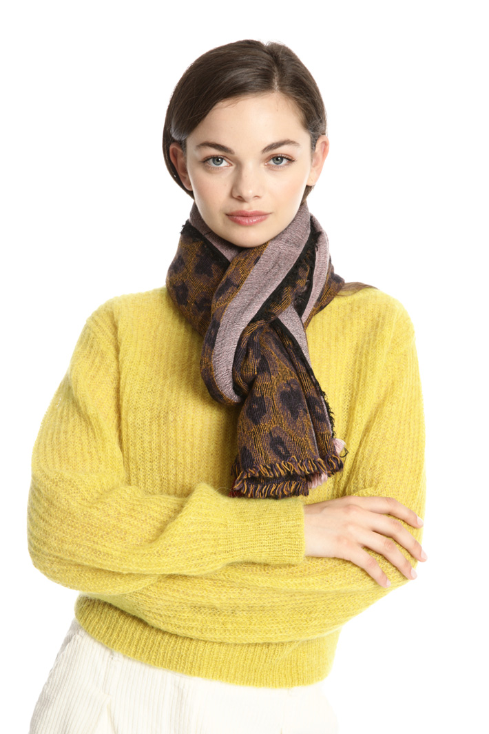 Wool blend scarf Intrend Wool blend scarf Intrend