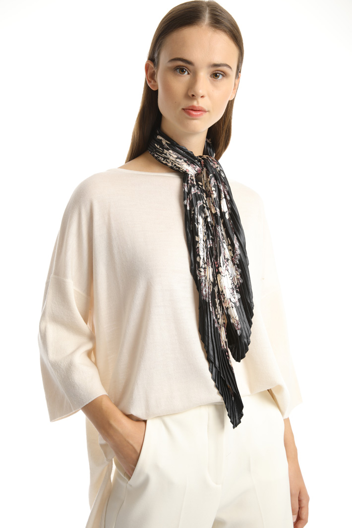 Printed satin foulard Intrend Printed satin foulard Intrend