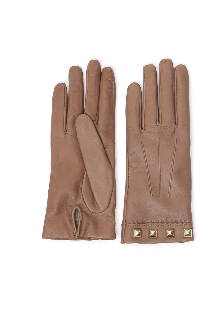Studded leather gloves Intrend Studded leather gloves Intrend