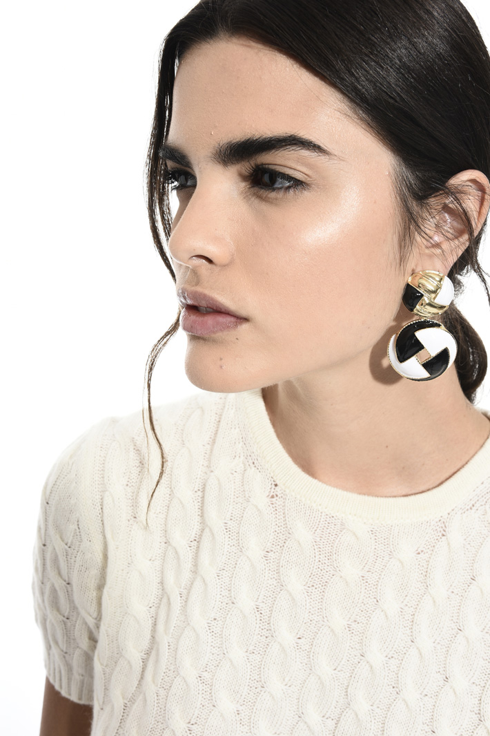 Metal earrings Intrend Metal earrings Intrend