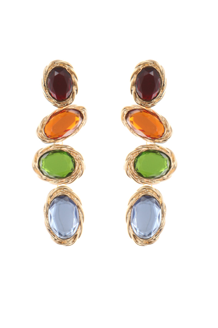 Resin and metal earrings Intrend Resin and metal earrings Intrend