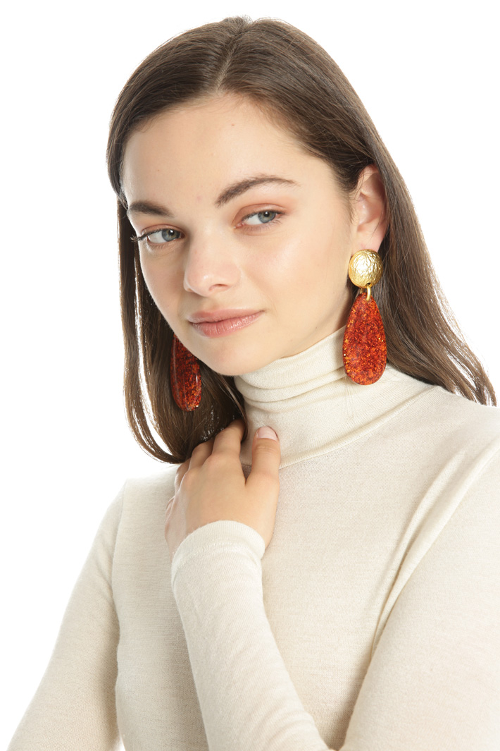 Resin earrings Intrend Resin earrings Intrend