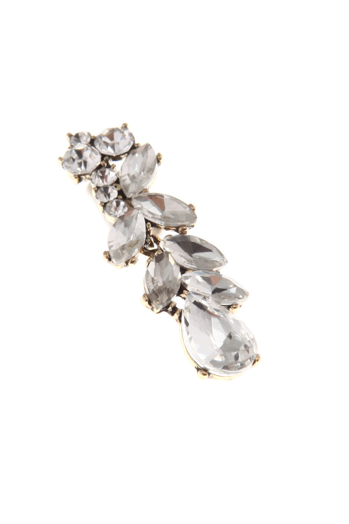 Glass and metal earrings Intrend Glass and metal earrings Intrend