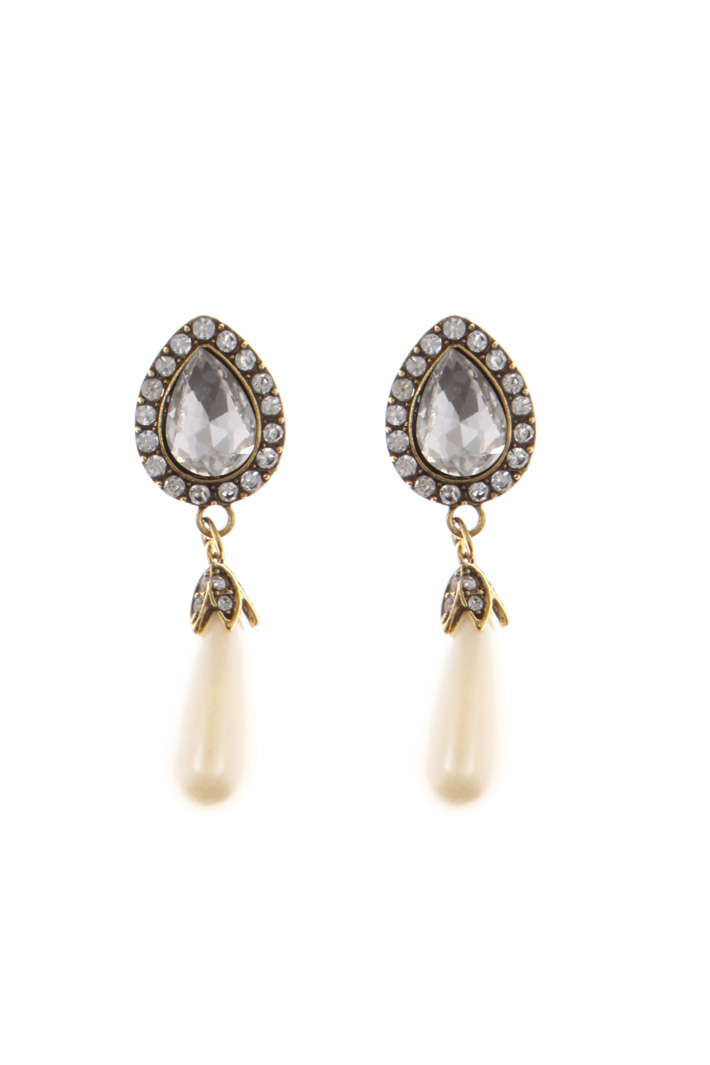 Metal drop earrings Intrend Metal drop earrings Intrend