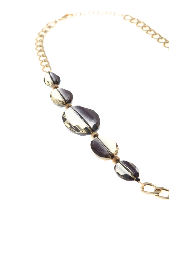 Necklace with faded stones Intrend Necklace with faded stones Intrend