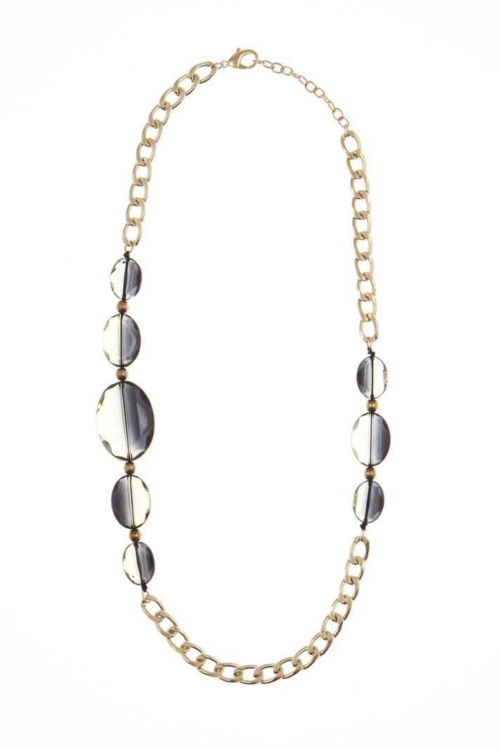 Necklace with faded stones Intrend Necklace with faded stones Intrend