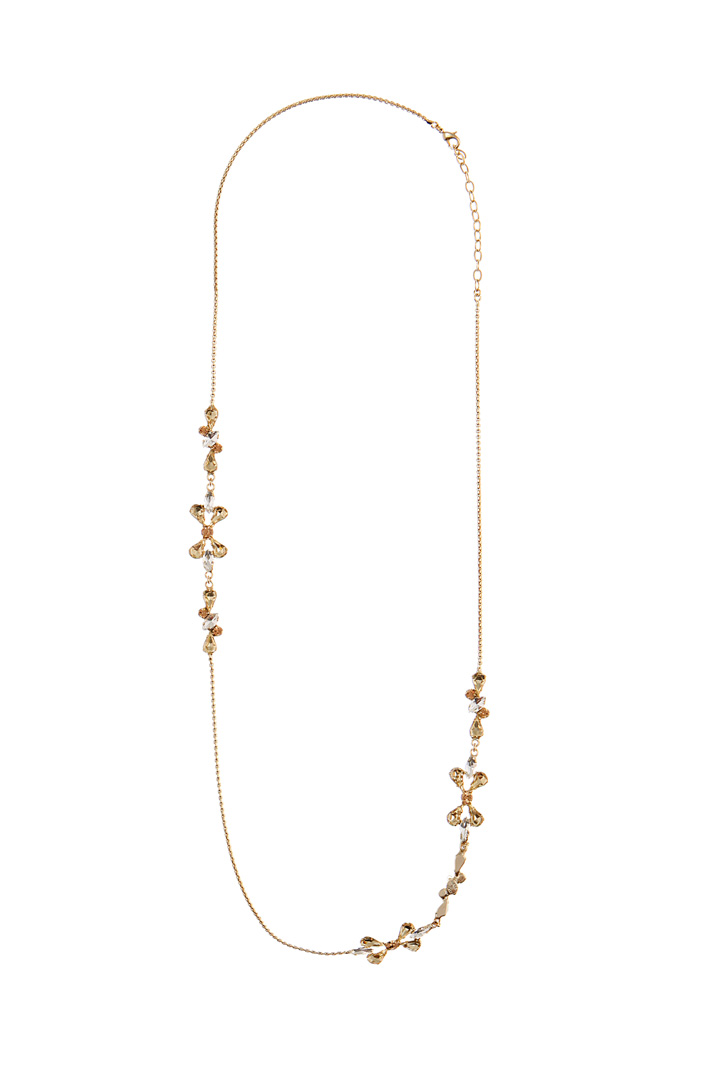 Chain necklace with rhinestone Intrend Chain necklace with rhinestone Intrend