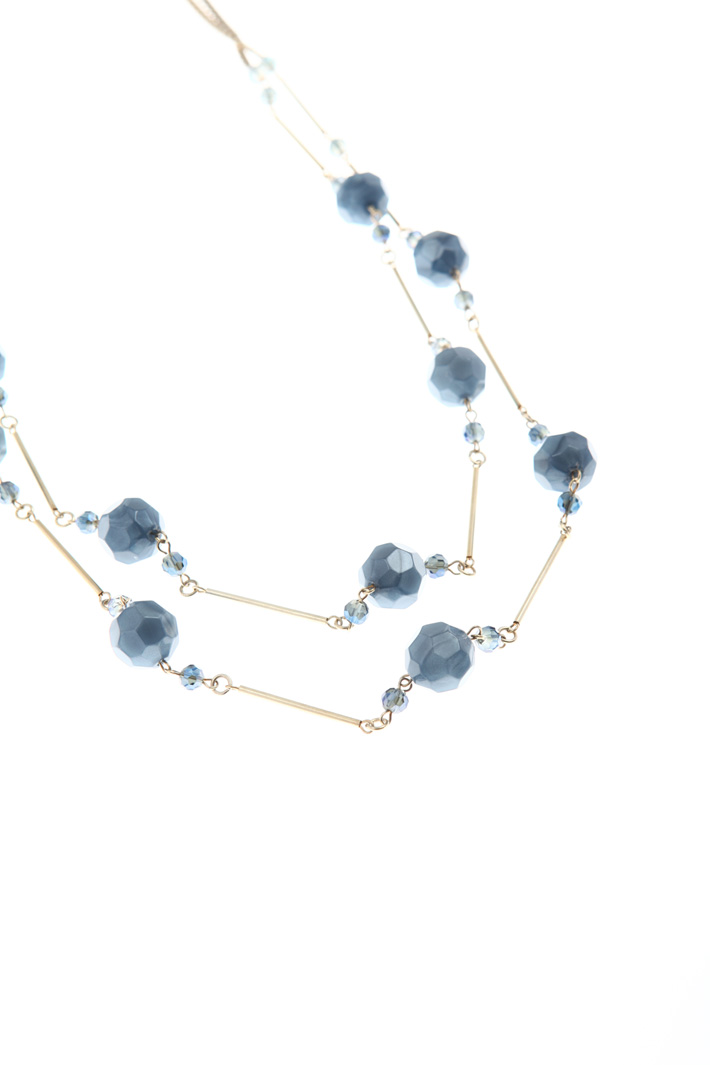 Multi-faceted stone necklace Intrend Multi-faceted stone necklace Intrend