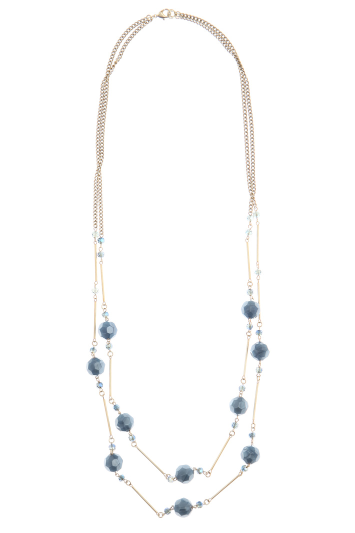 Multi-faceted stone necklace Intrend Multi-faceted stone necklace Intrend