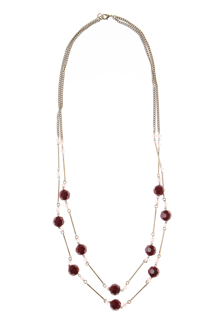 Multi-faceted stone necklace Intrend Multi-faceted stone necklace Intrend
