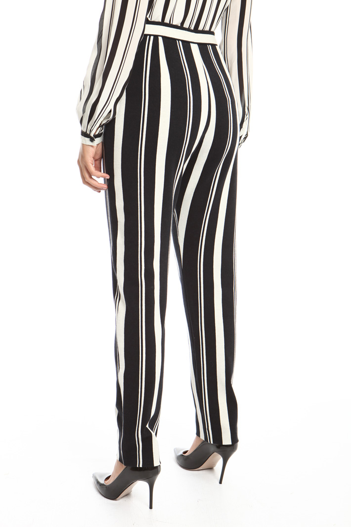 Jacquard jersey trousers Intrend Jacquard jersey trousers Intrend