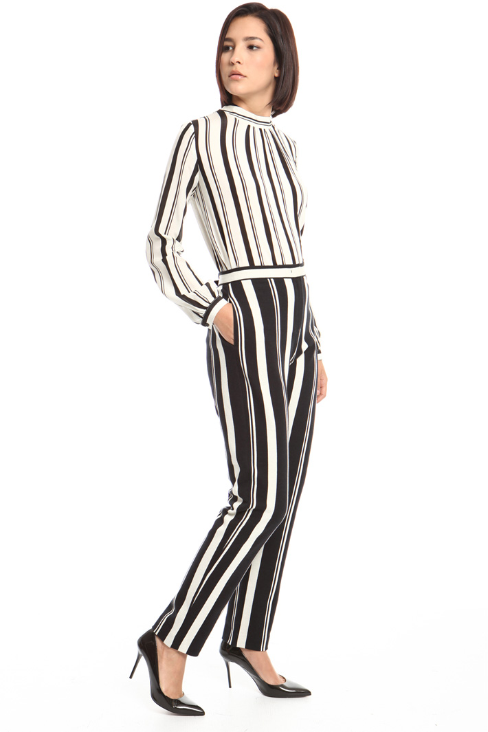 Jacquard jersey trousers Intrend Jacquard jersey trousers Intrend