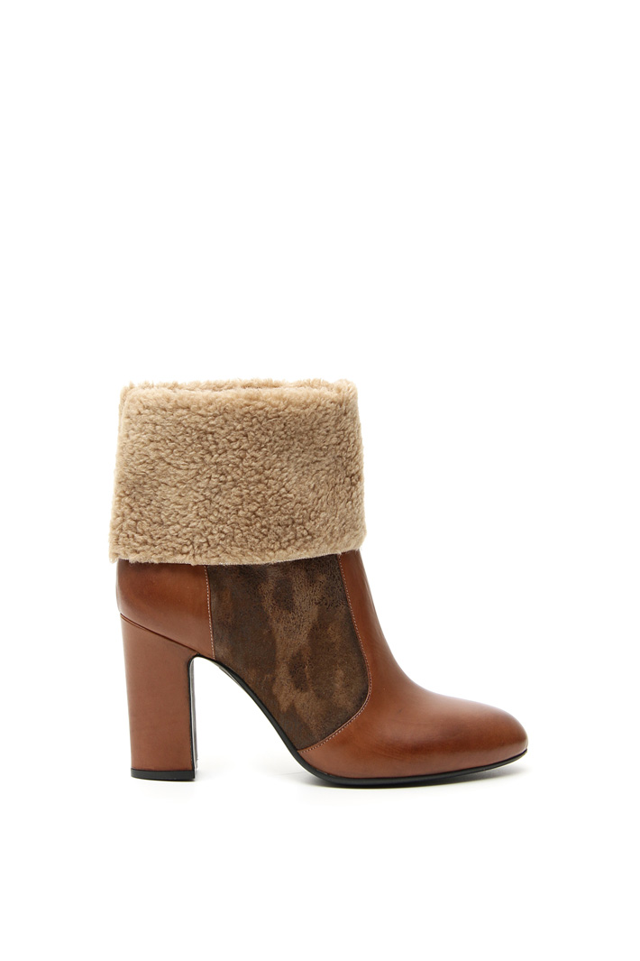 Sheepskin-Effect ankle boots Intrend Sheepskin-Effect ankle boots Intrend