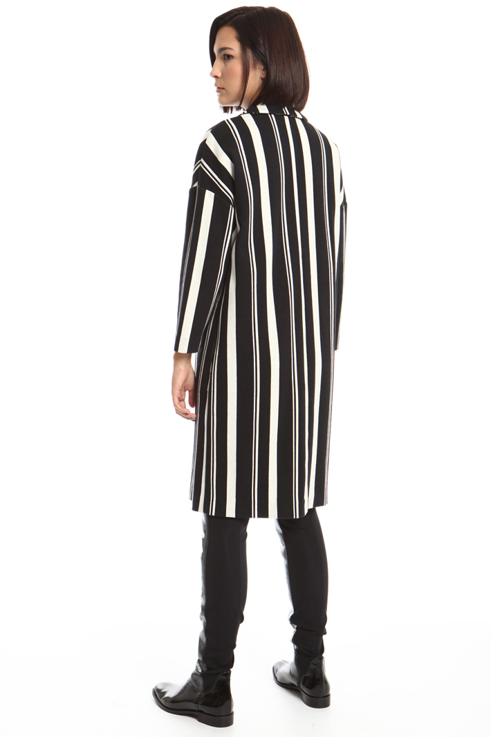 Jacquard jersey duster coat Intrend Jacquard jersey duster coat Intrend