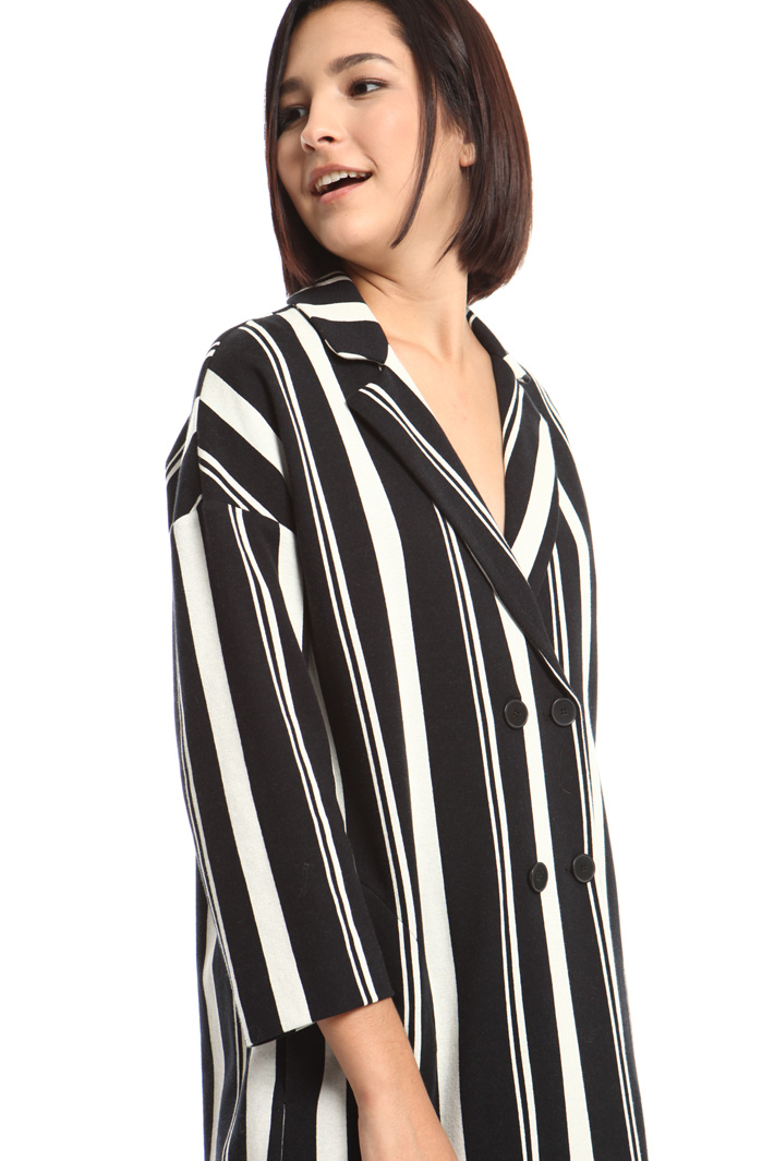 Jacquard jersey duster coat Intrend Jacquard jersey duster coat Intrend